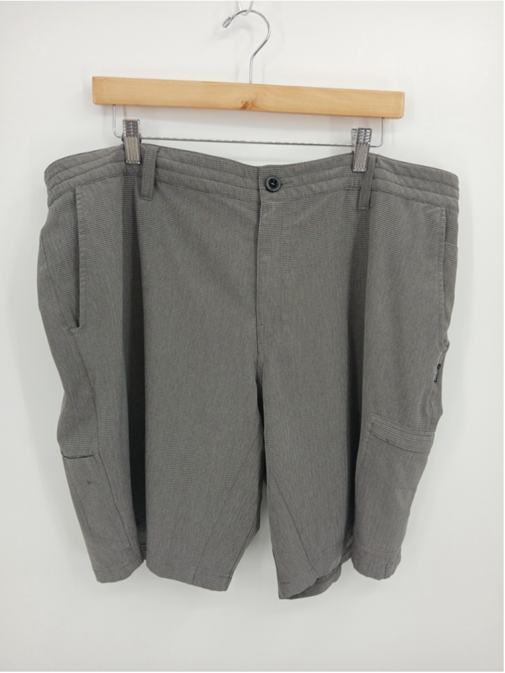 ONeill Crossover Hybrid Men's Shorts Trunks size 40 Gray Pin Stripes Quick Dry